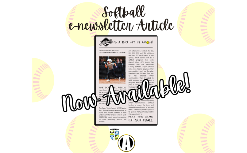 Now Available: Softball e-newsletter article!