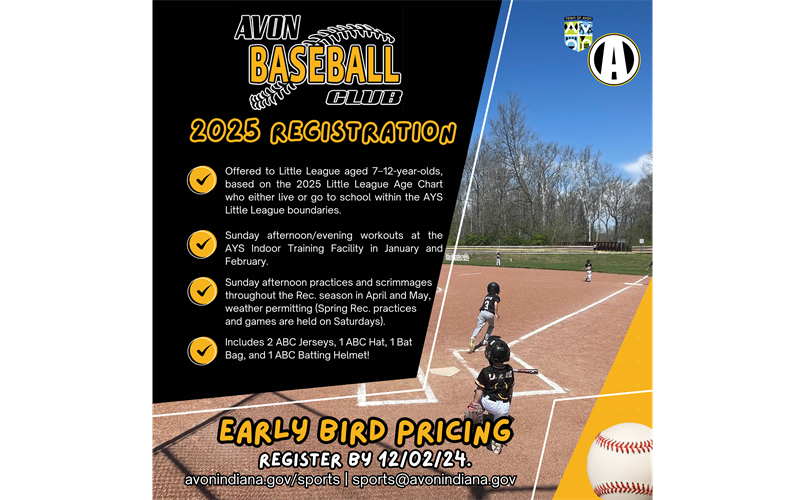 2025 Avon Baseball Club